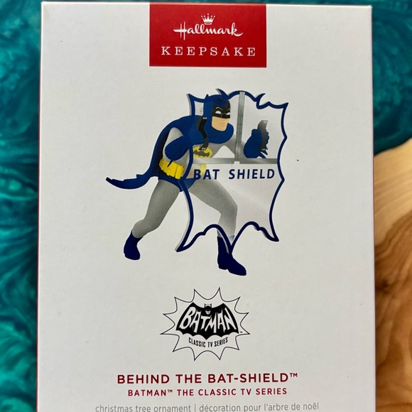 Hallmark Other - Hallmark Keepsake Artist designed Batman Behind the Bat Shield Ornament